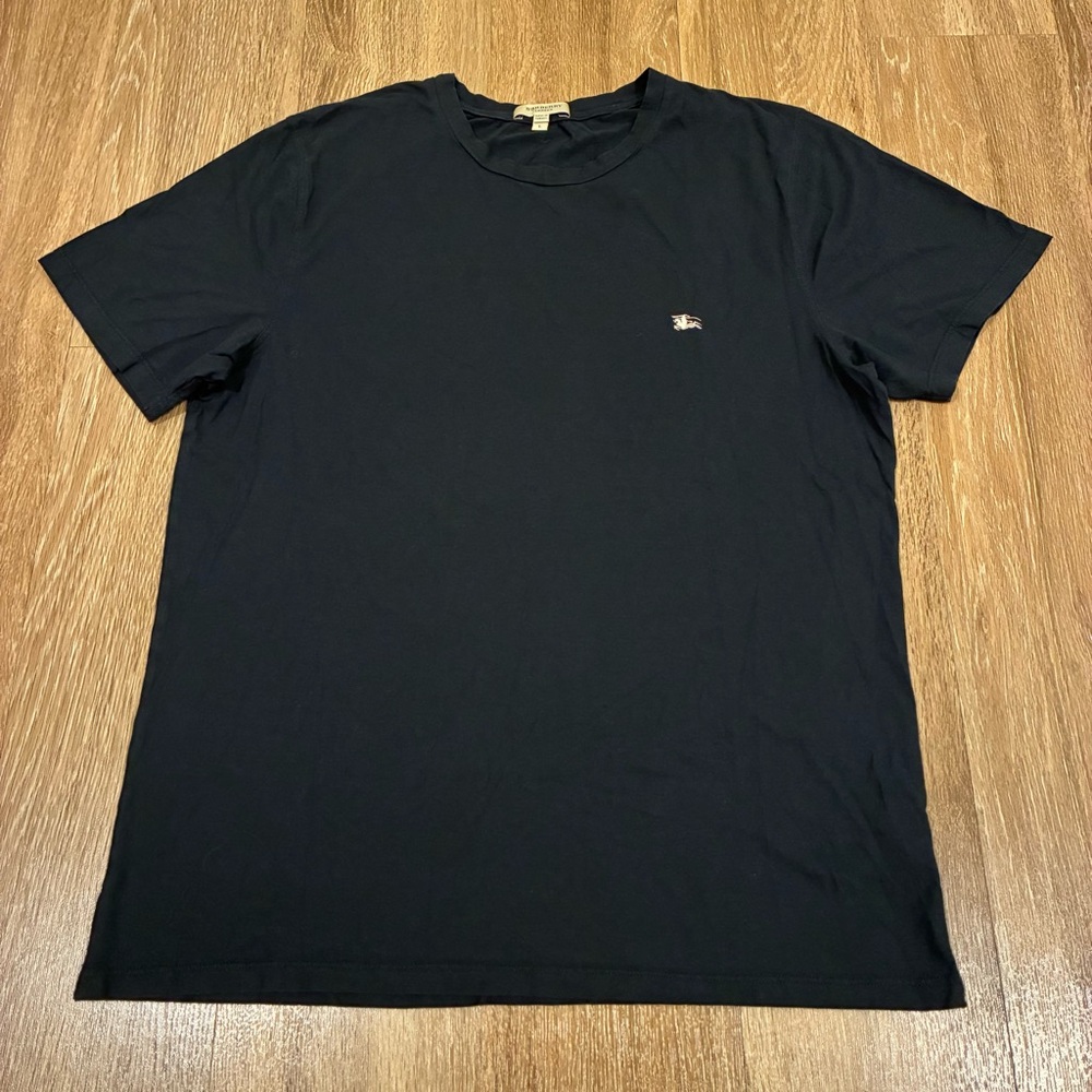 Burberry London Men’s T-Shirt Black Size L Large Short Sleeve Logo